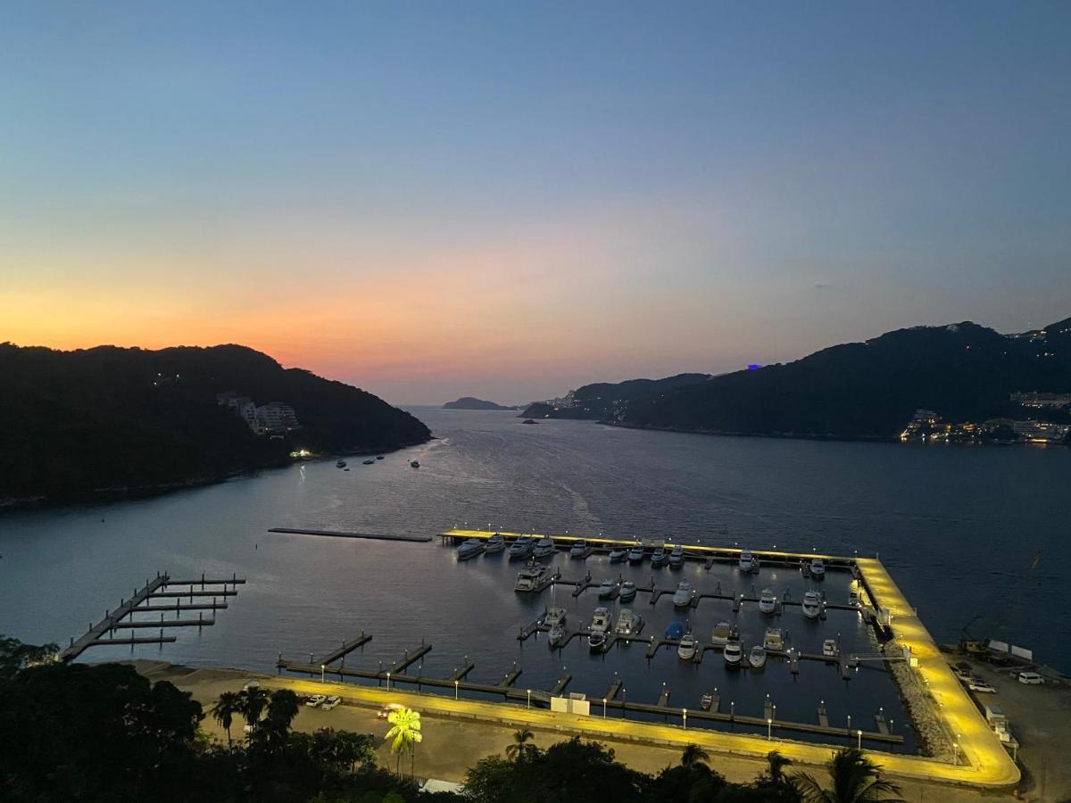 Ferienwohnung Departamento Con Preciosa Vista Al Mar En Acapulco Diamante Exterior foto